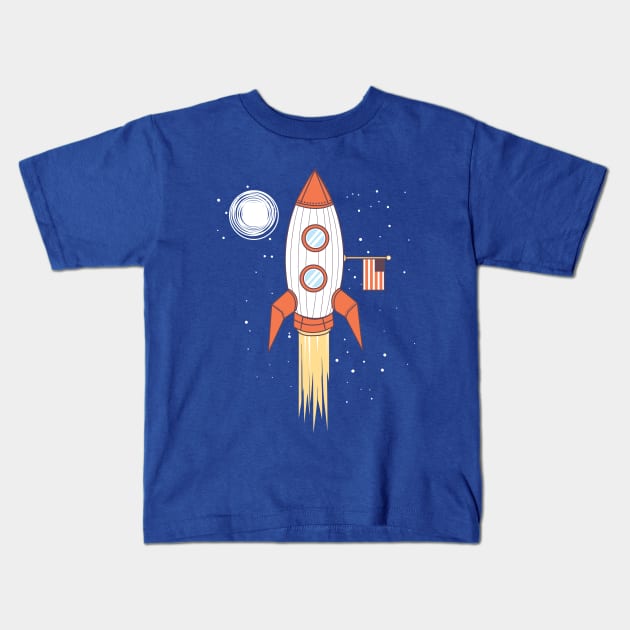 Rocketship Kids T-Shirt by ryderdoty